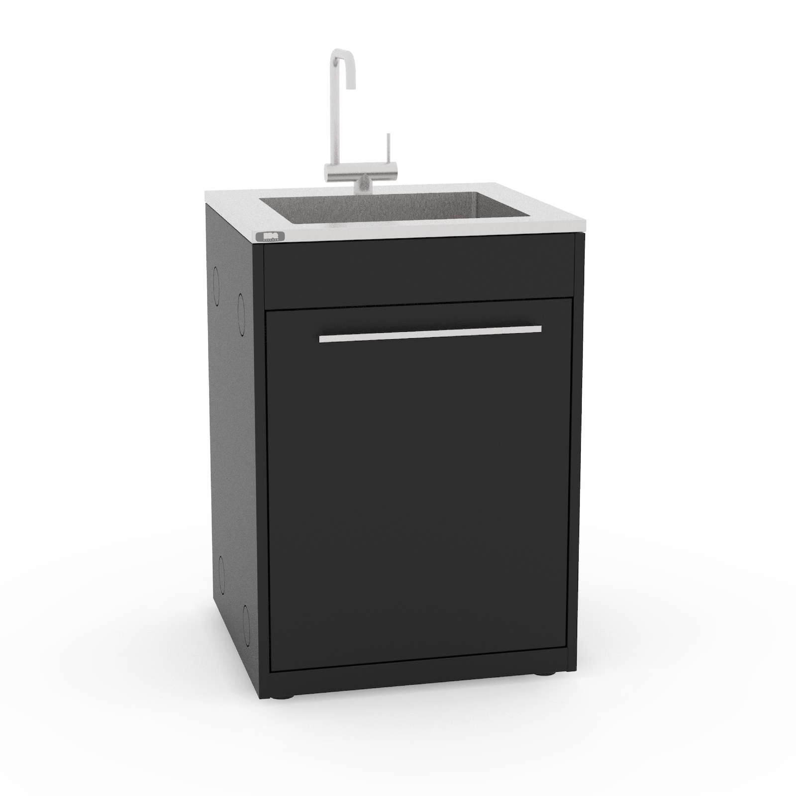 BBQ Kitchen Spülmodul Set mit Spüle & Armatur für modulare Außenküche Outdoorküche BBQ1100040S