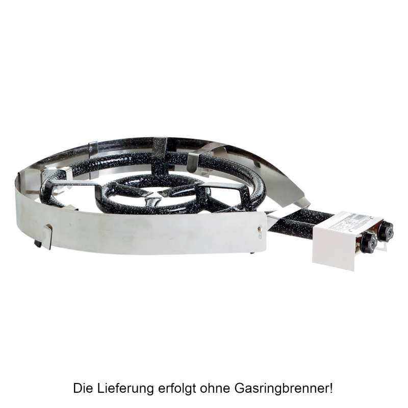 Paella World Variabler Hitze- und Windschutz für Paella-Brenner mit Ø 30-50 cm