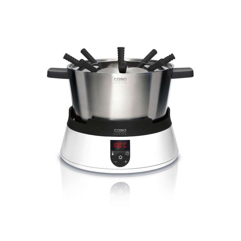 Caso Design Induktions-FonDue weiß Fondue und Tischkochfeld mit Induktionstechnik