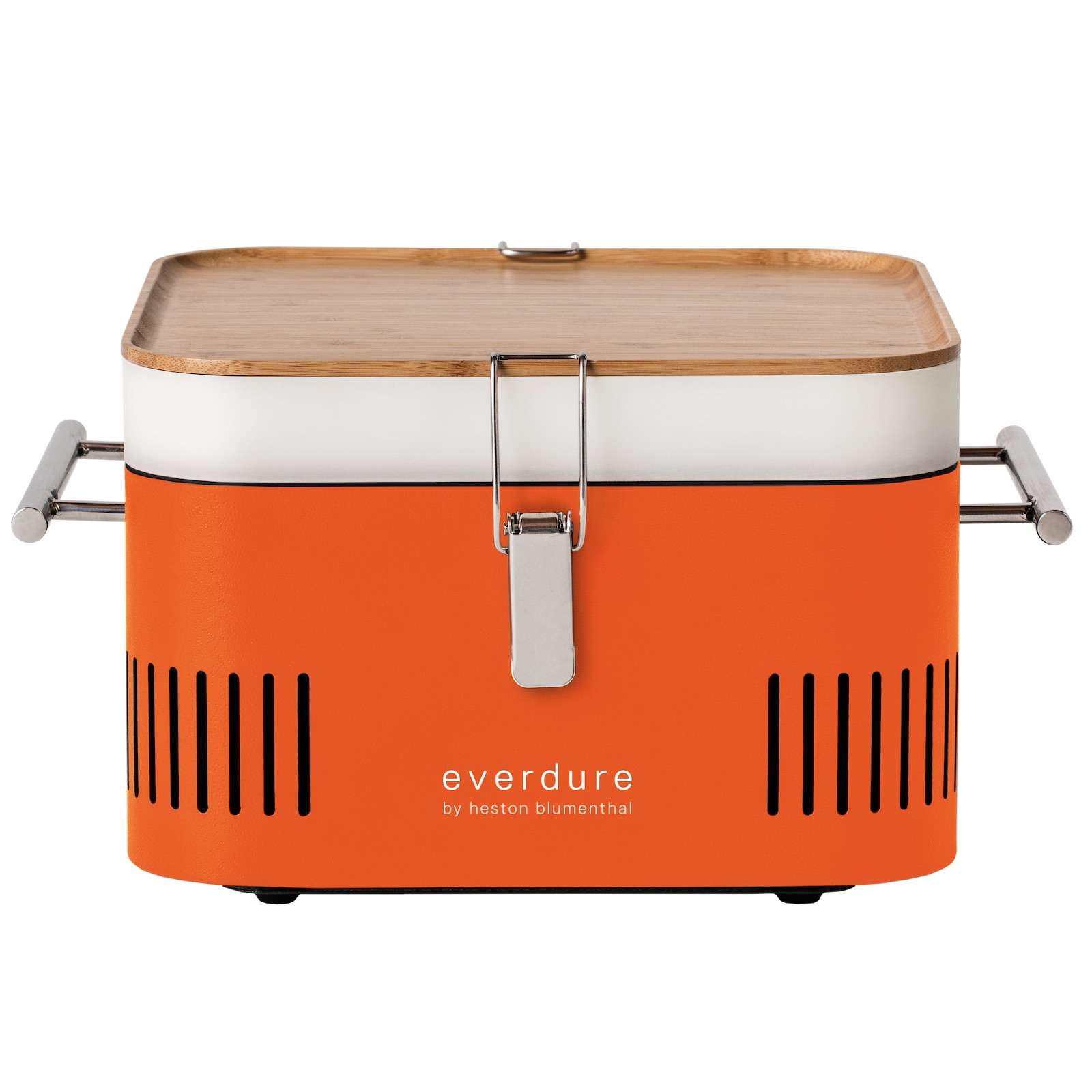 Everdure Holzkohlegrill Cube Farbe Orange tragbar ca. 38 x 32 x 22 cm HBCUBEOEU