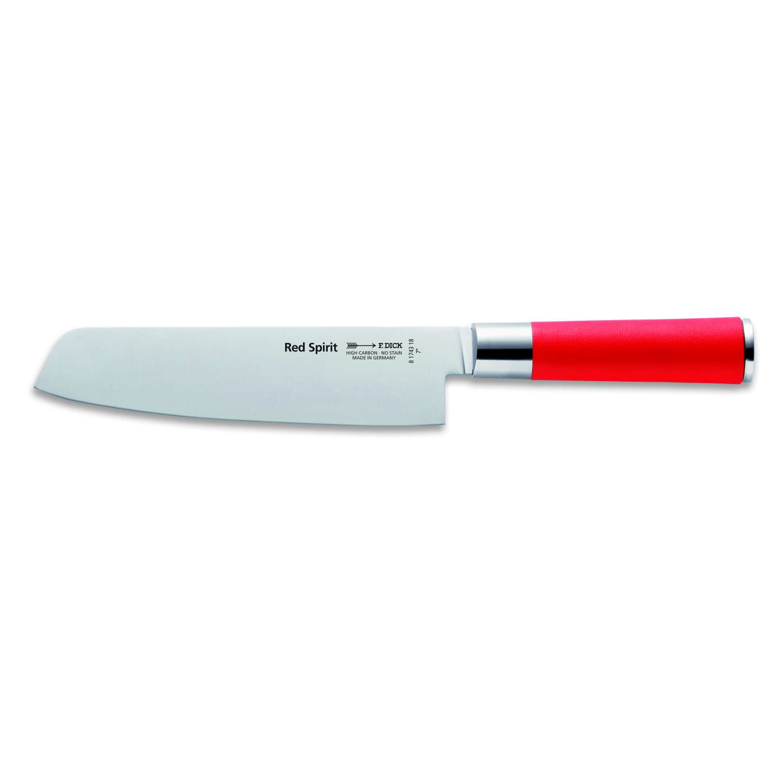 Friedrich Dick Red Spirit Gemüsemesser Usuba, Klingenlänge 18 cm