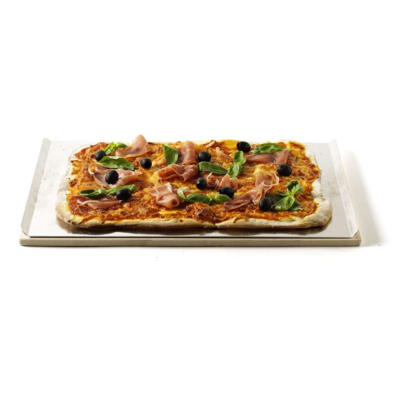 Weber Pizzastein rechteckig 44 x 30 cm inklusive Alublech