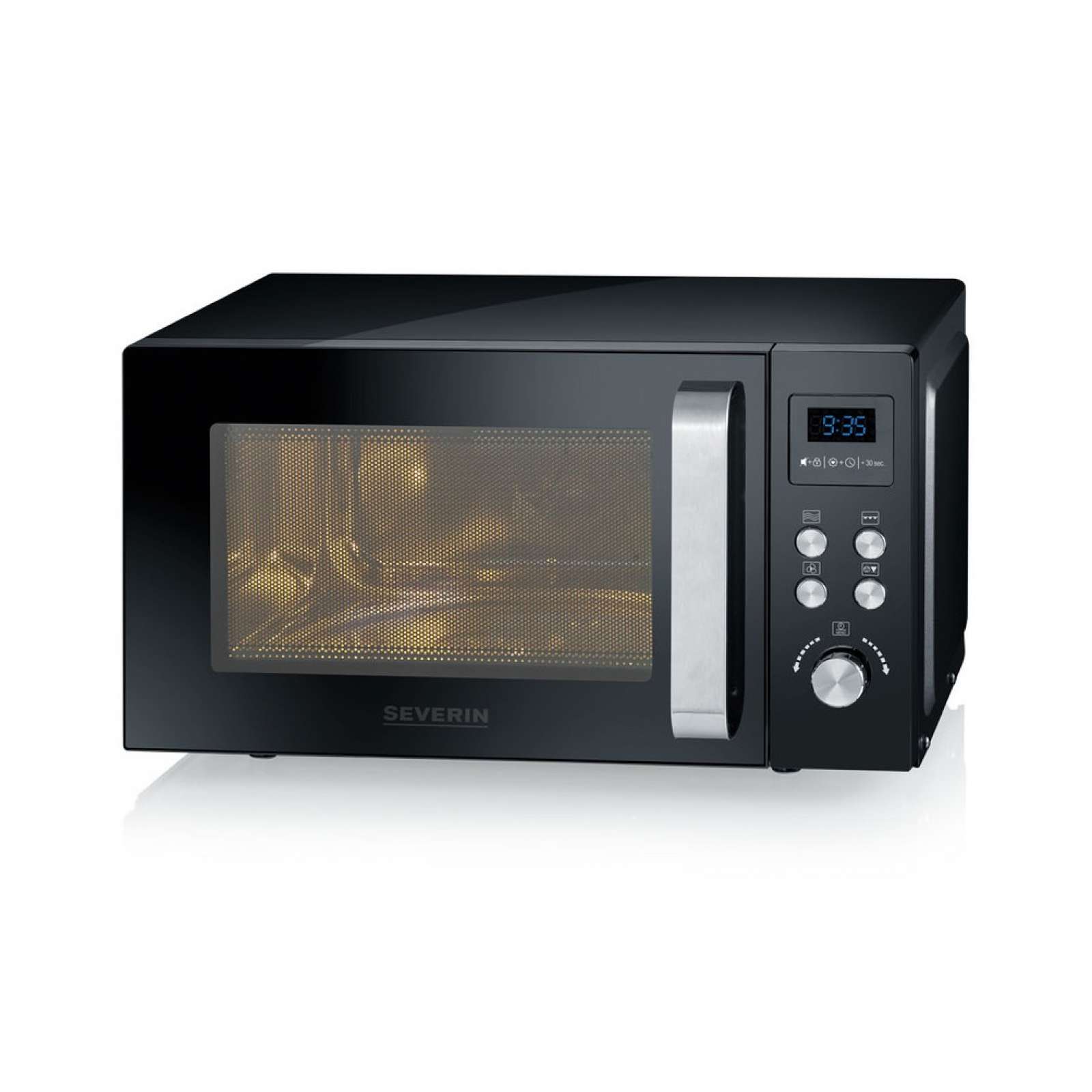 SEVERIN Mikrowelle 3-in-1 mit Grill- und Heißluftfunktion 25 Liter MW 7752