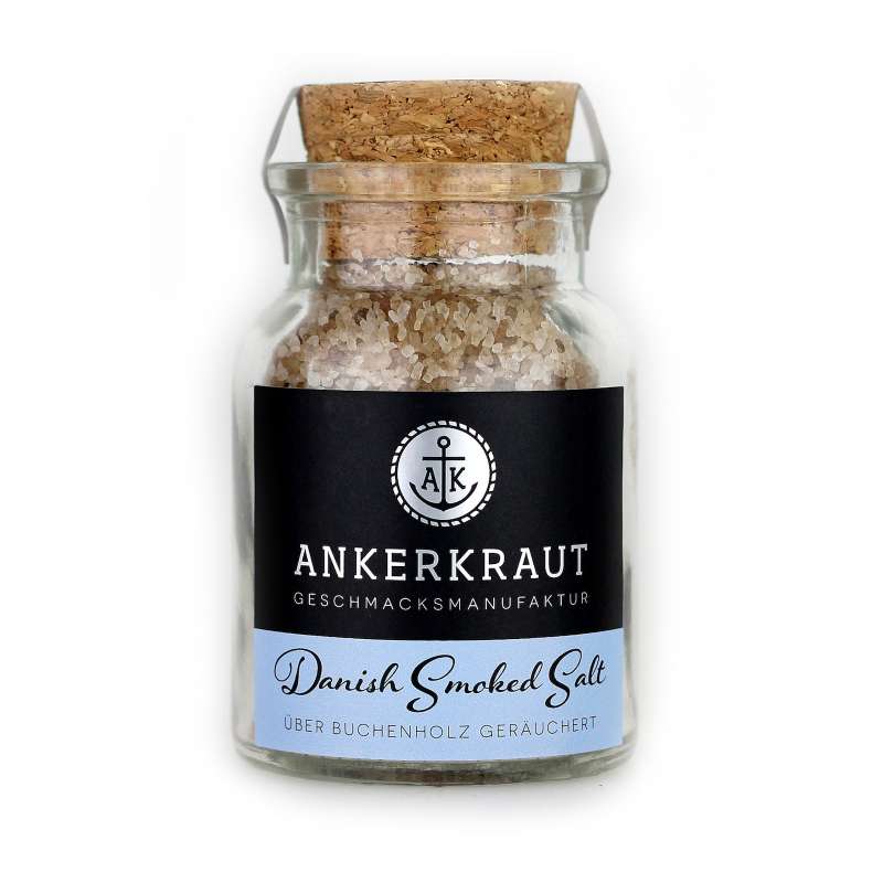 Ankerkraut Dänisches Rauchsalz im Korkenglas 160 g Danish Smoked Salt
