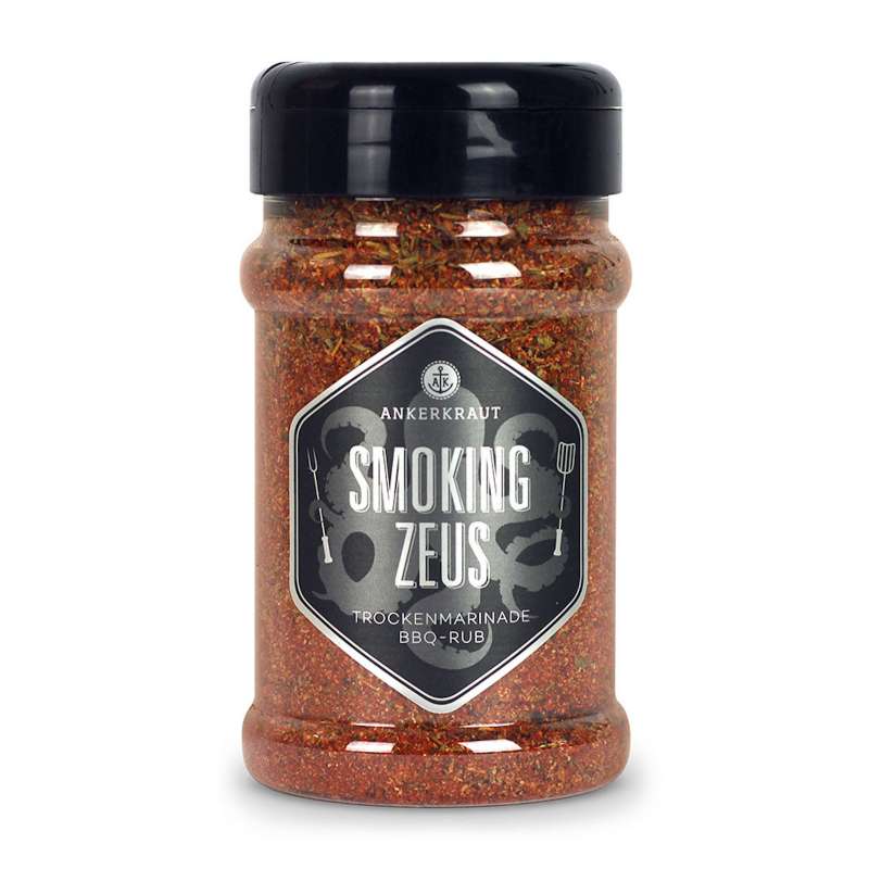 Ankerkraut Smoking Zeus Trockenmarinade BBQ Rub im Streuer 200 g
