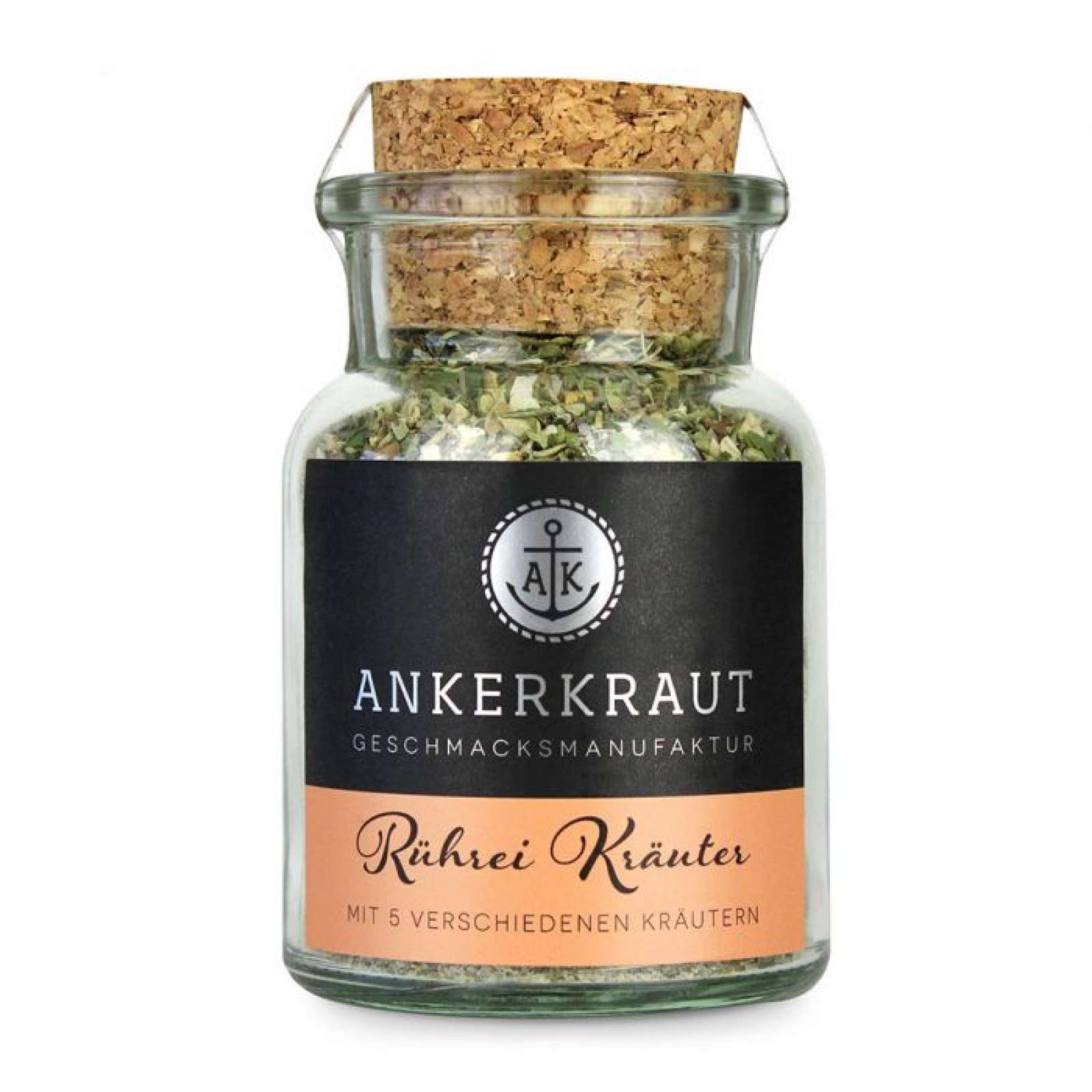 Ankerkraut Rührei Kräuter Gewürzzubereitung für aromatische Rühreier im Korkenglas 55 g