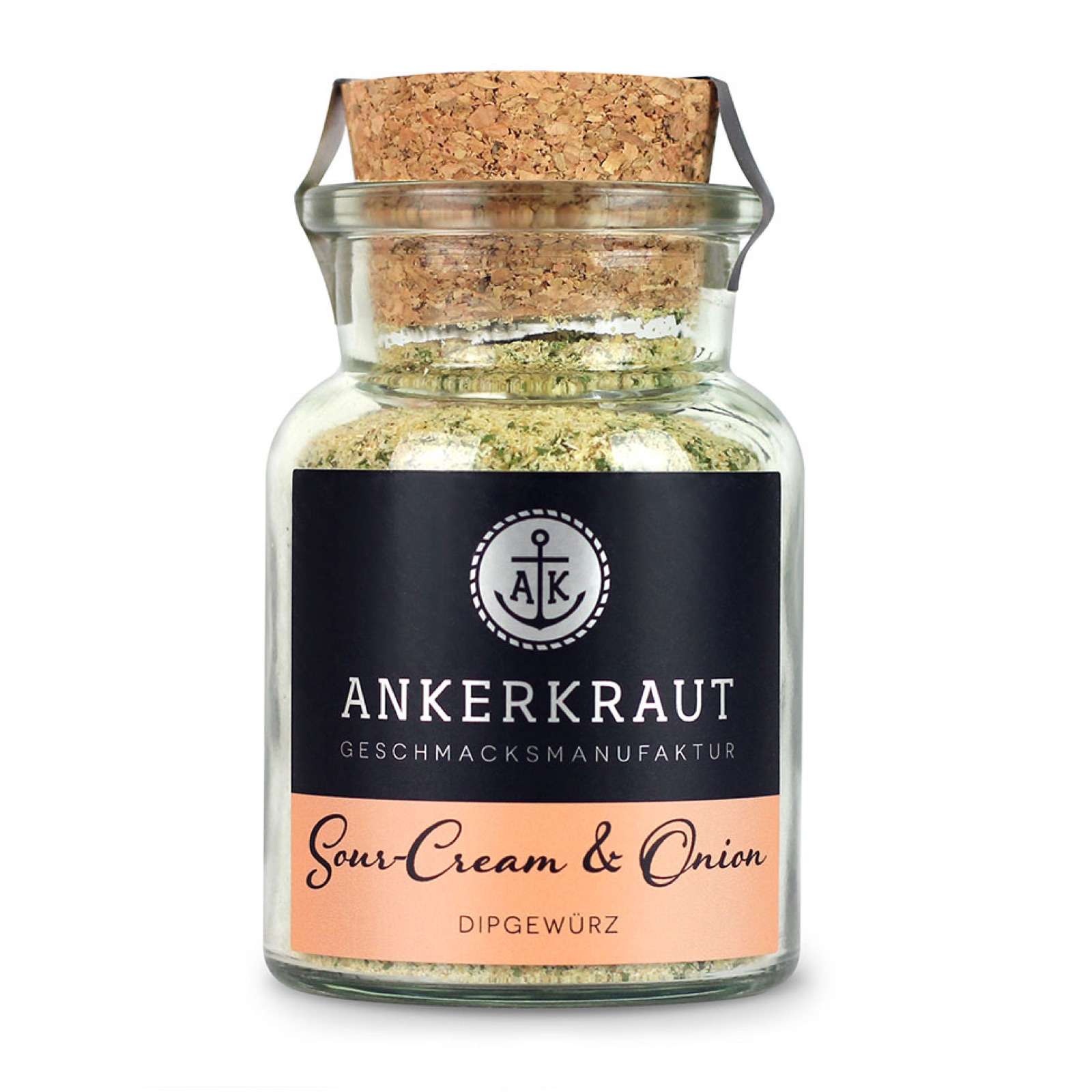 Ankerkraut Sour-Cream & Onion Dipgewürz Korkenglas 80 g Gewürzmischung
