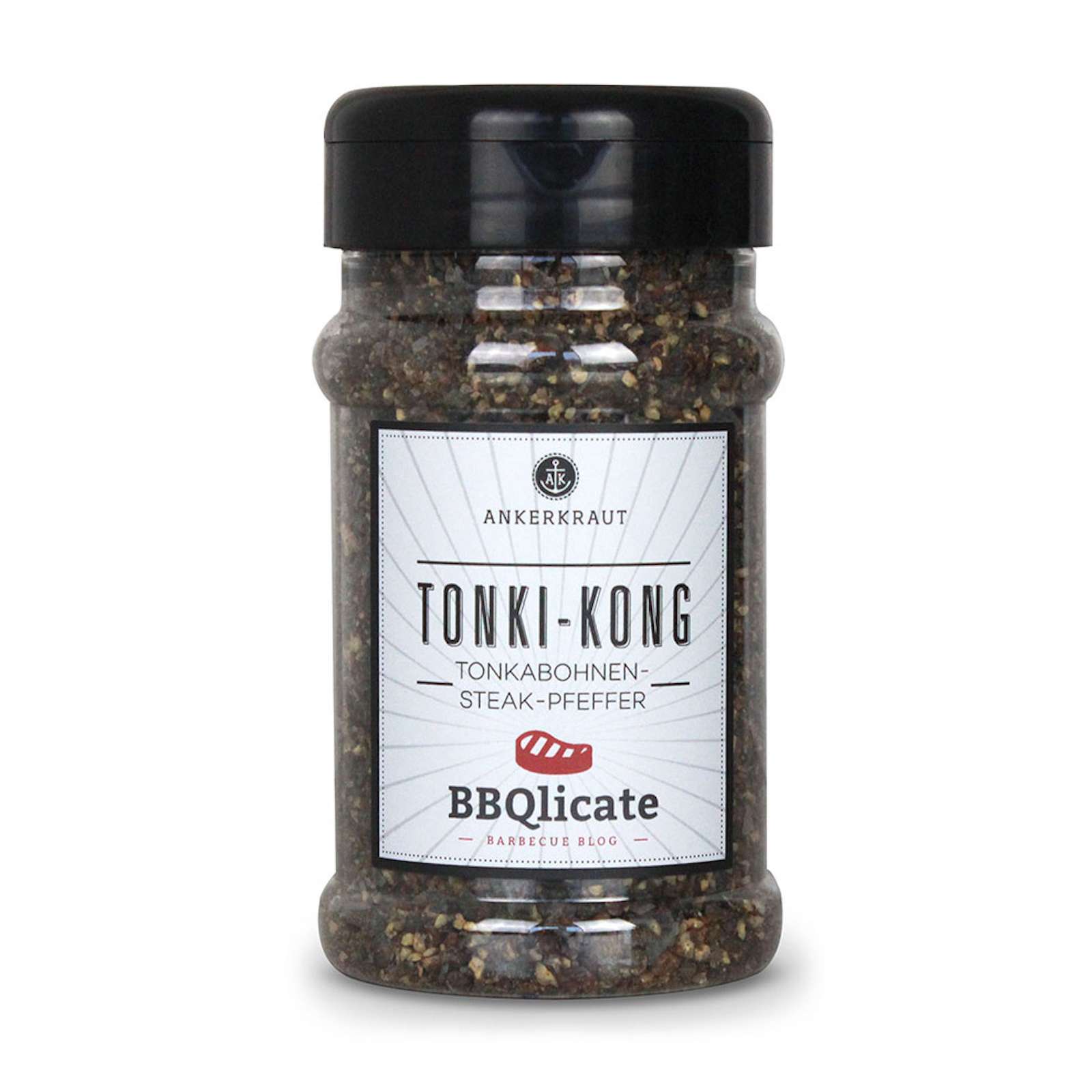 Ankerkraut Tonki-Kong BBQ Gewürzmischung im Streuer 200 g Gewürz Steak-Pfeffer