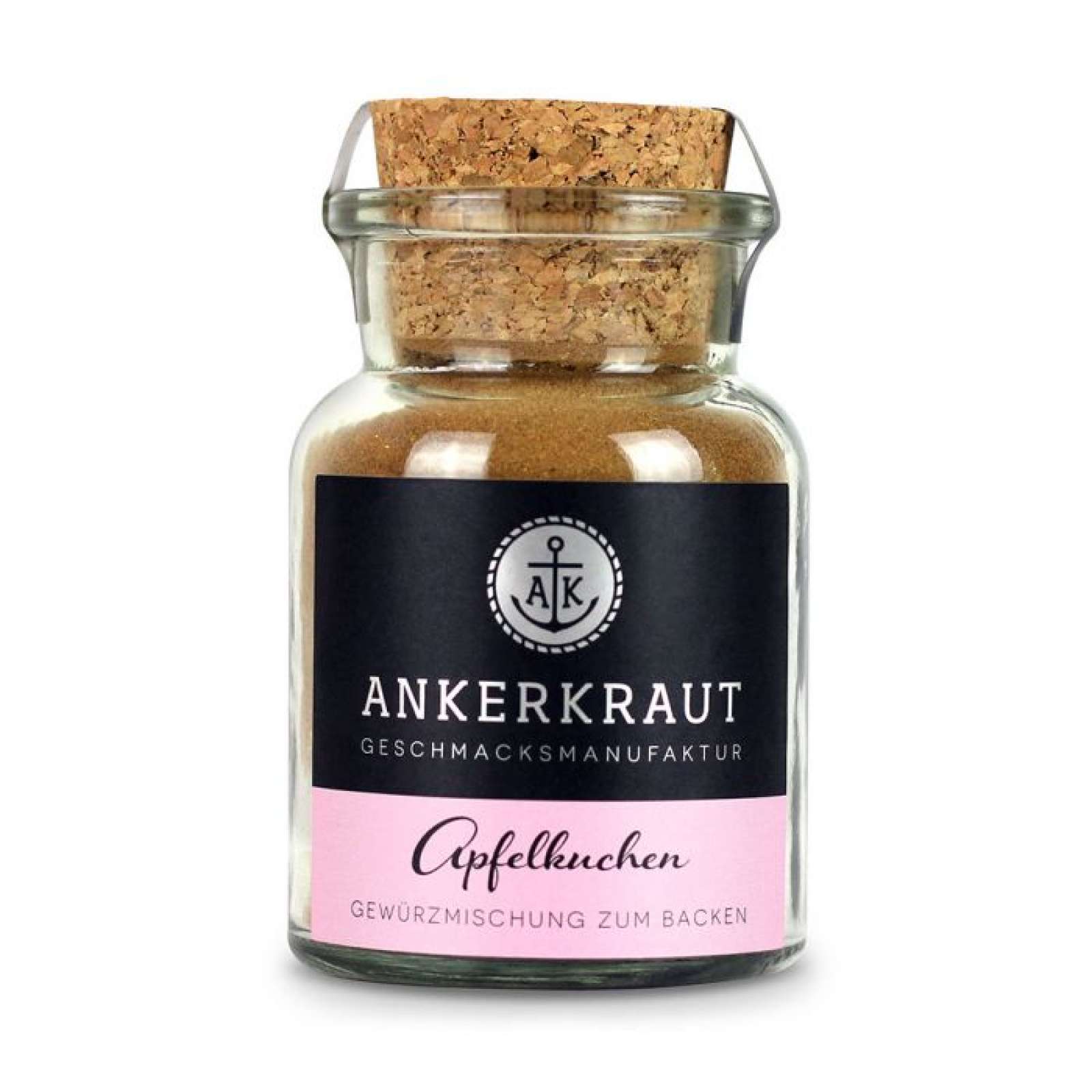 Ankerkraut Apfelkuchen Gewürz Gewürzmischung Gewürzzubereitung im Korkenglas 65 g