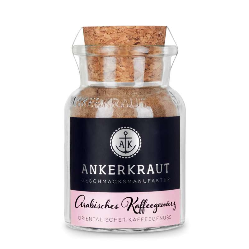 Ankerkraut Arabisches Kaffeegewürz für orientalischen Kaffeegenuss im Korkenglas 70 g