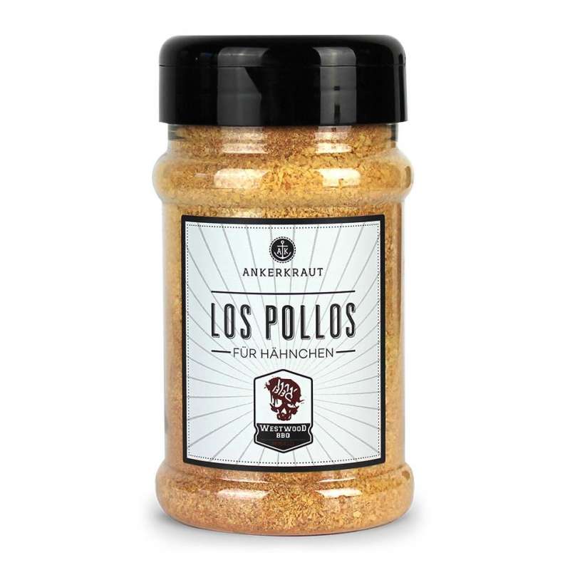 Ankerkraut Los Pollos Gewürz Gewürzzubereitung BBQ-Rub im Streuer 260 g