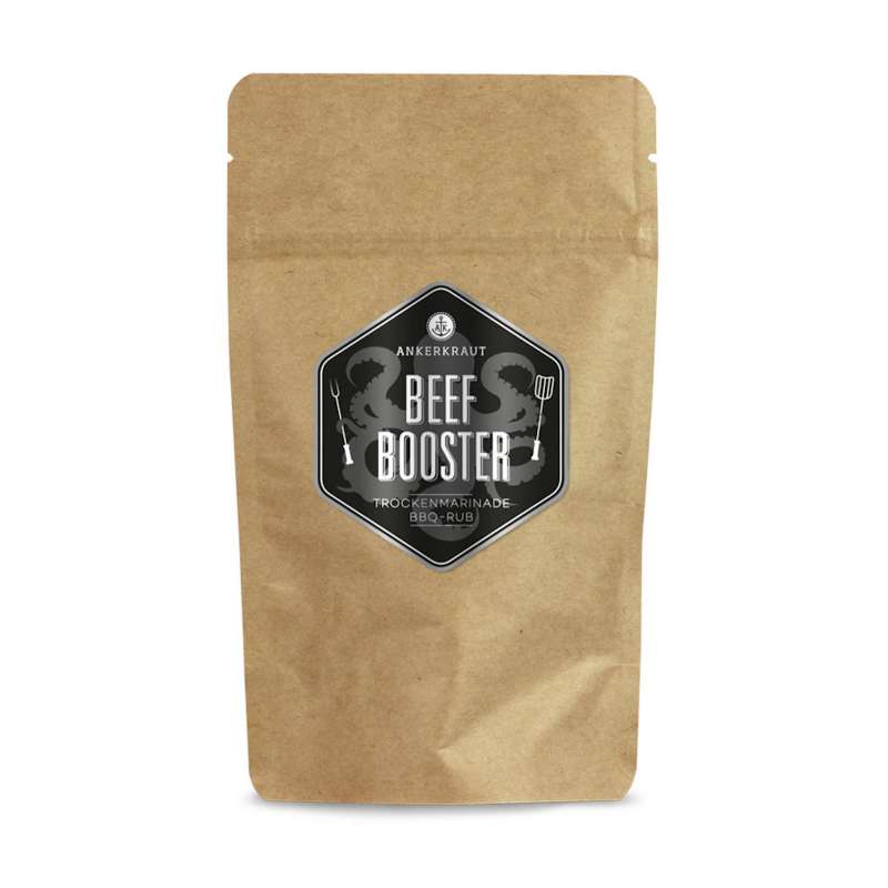 Ankerkraut Beef Booster BBQ Rub Gewürzmischung in der Tüte Nachfüllpack 250 g