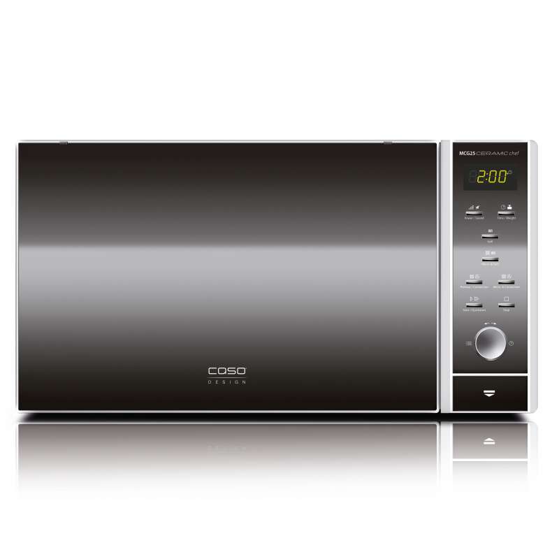 Caso Design MCG 30 Ceramic Chef 3 in 1 Mikrowelle 900 Watt mit Heissluft- und Grillfunktion 30 L