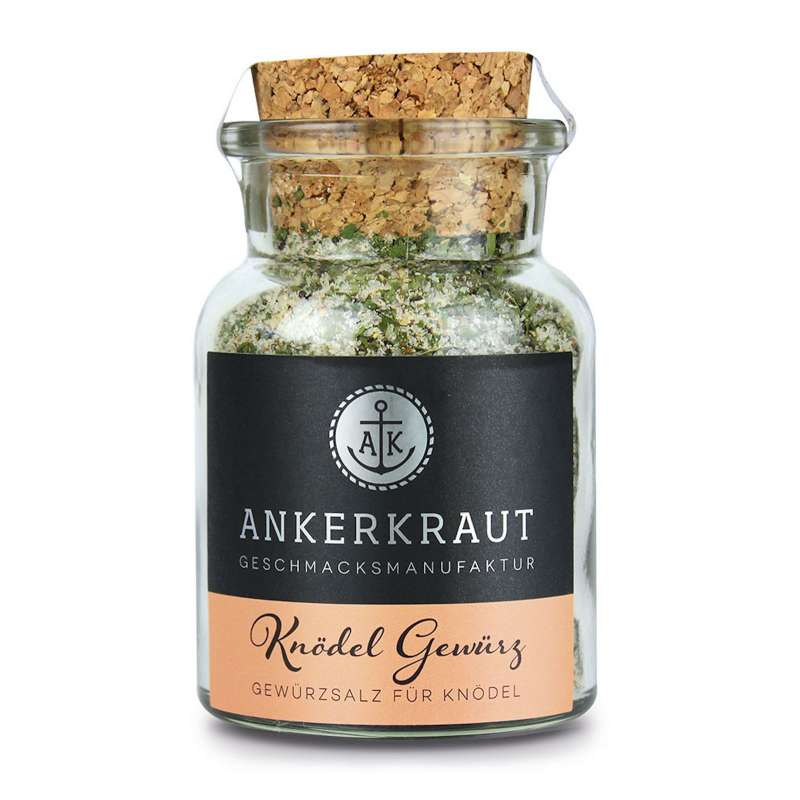 Ankerkraut Knödel Gewürz 120 g Korkenglas Gewürzsalz für Knödel