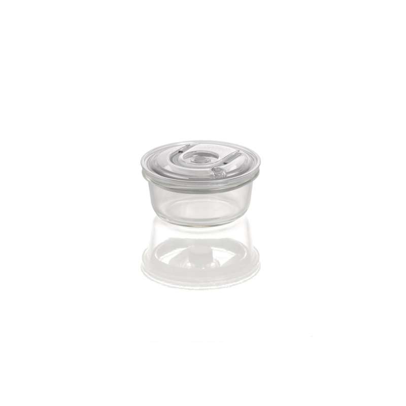 Caso VacuBoxx RS rund 370 ml Glas Design Vakuumbehälter mikrowellengeeignet spülmaschinenfest