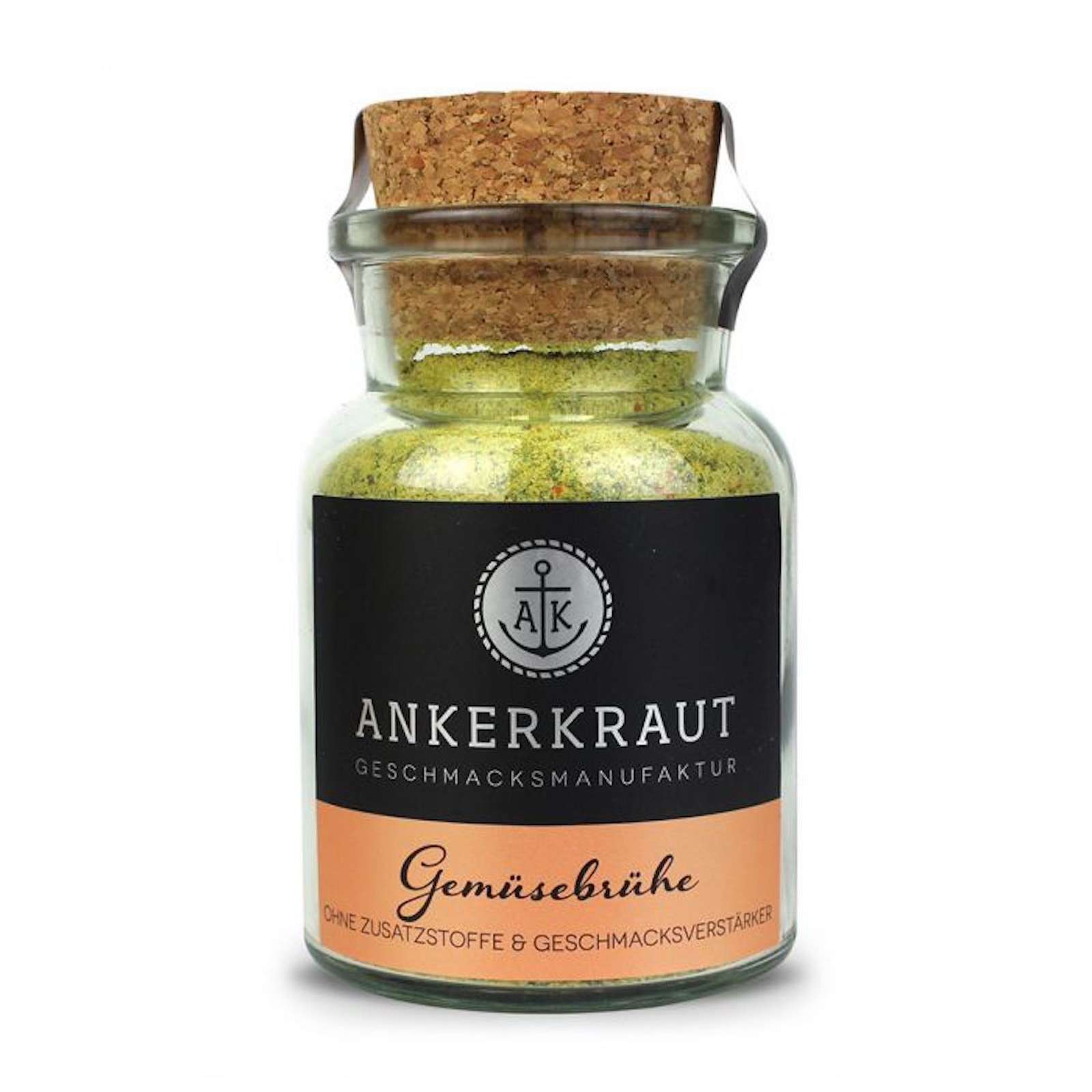 Ankerkraut Gemüsebrühe Kraftbrühe Klare Brühe Gemüsebouillon Korkenglas 90 g