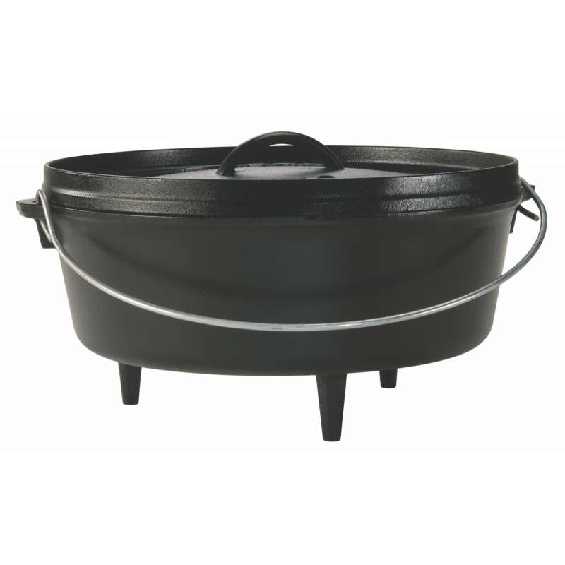 Rumo Lodge Cast Iron Camp Dutch Oven ø 30 cm 5,7 L Feuertopf Gusstopf Gusseisen
