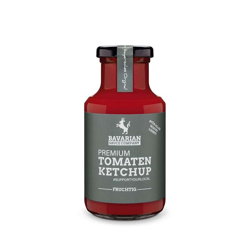 Bavarian Sauce Company Premium Tomaten Ketchup - fruchtig - 250 ml