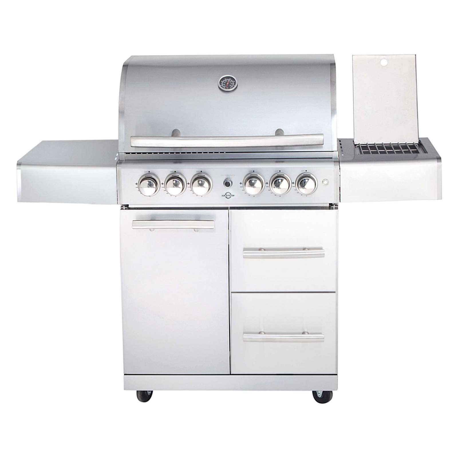 Allgrill Top-Line Modular CHEF L Gasgrill 4 Brenner/Backburner/Schubladen