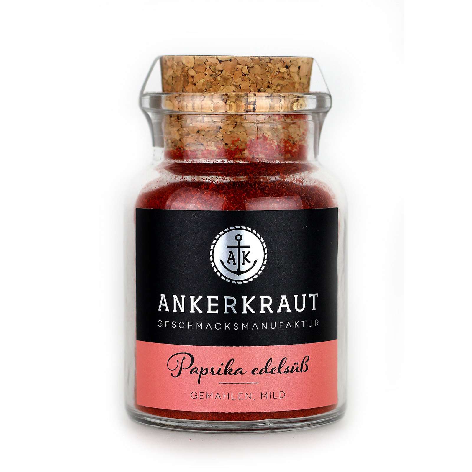 Ankerkraut Paprika edelsüss Paprikaschoten edelsüß im Korkenglas 70 g